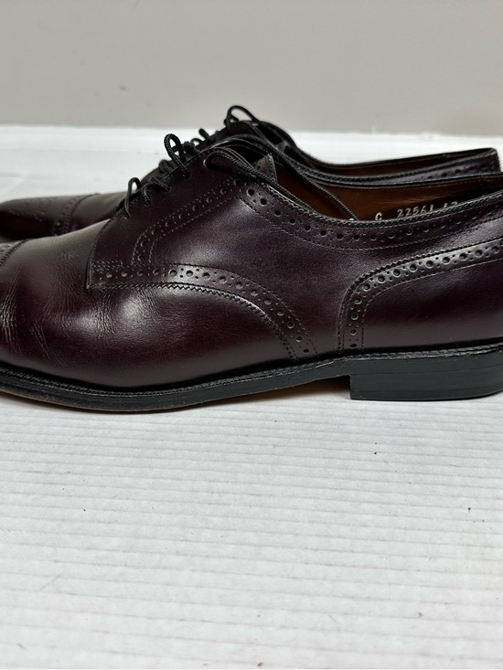 Allen Edmonds Sanford Cap Toe Oxfords Burgundy Leather Size 13C (Narrow) main image 11